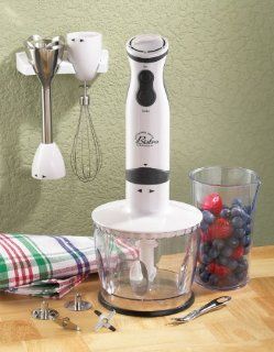 Wolfgang Puck 550 W Immersion Blender/Chopper   Red Kitchen & Dining