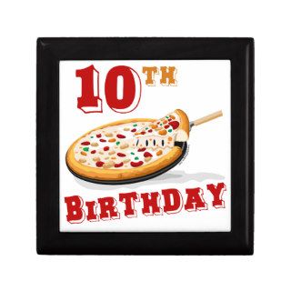 10th Birthday Pizza Party Gift Box