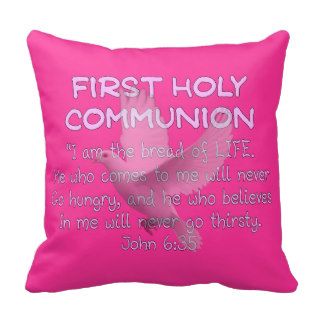 My First Communion Pillow "Bread of LIFE"