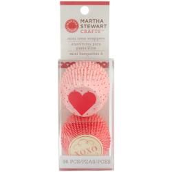 Martha Stewart 'Hearts and Love' Mini Cupcake Wraps (Package of 96) Cake Accessories