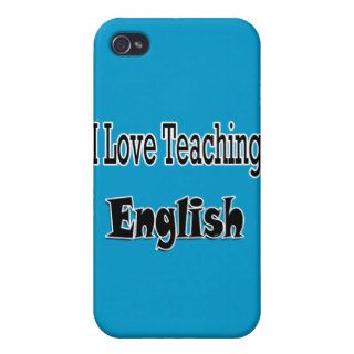 I Love Teaching English    iPhone 4 Case