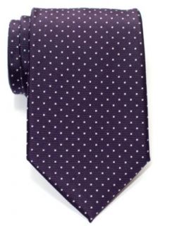 Retreez Pin Dots Woven Microfiber Men's Tie   Purple with White Pin Dots at  Mens Clothing store