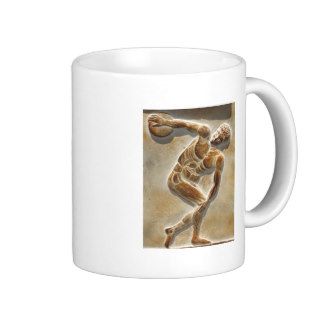 Ancient Greek Discus Thrower sculpture Coffee Mugs