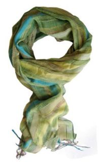 Frost Hats 100% Cotton Scarf Natural Eco Shawl Lightweight Soft Scarf ICS 2 GREEN