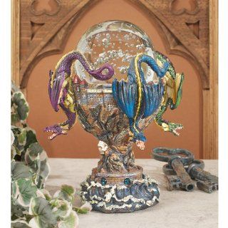 Dragons of the Four Winds Statue with Glass Mystical Power Orb   Collectible Figurines