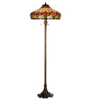 Meyda Lighting 11070 63.5" Colonial Tulip Floor Lamp