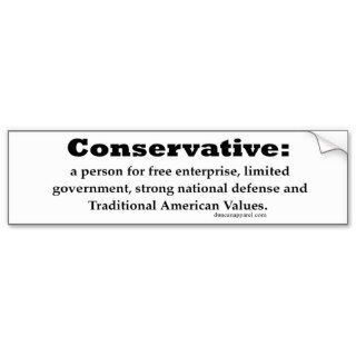 Conservative Bumper Stickers