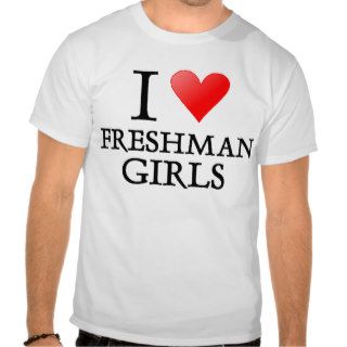 I heart freshman girls t shirt