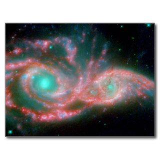 Beautiful nebula space photography post cards