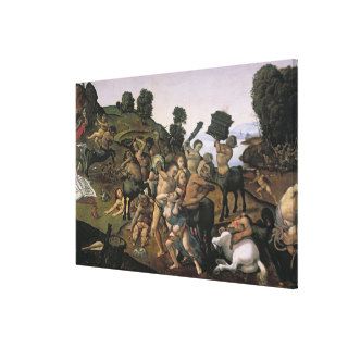 The Fight Between the Lapiths and the Centaurs Gallery Wrapped Canvas