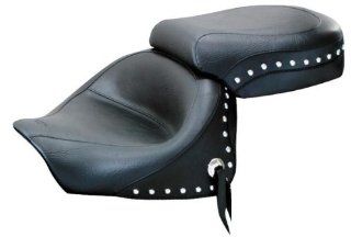 Mustang Studded Two Piece Wide Touring Seat for Kawasaki 2003 2008 Vulcan 1600 Classic & 2005 2008 Nomad Models Automotive
