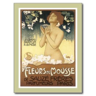 Vintage Art Nouveau Mousse Soap Post Cards