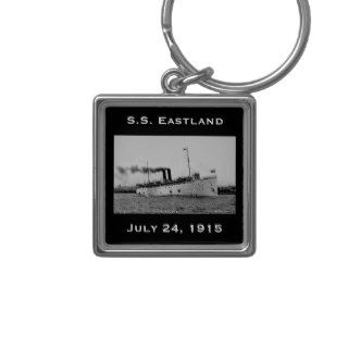 S.S. Eastland as photographed by Pesha Postcard Co Key Chain