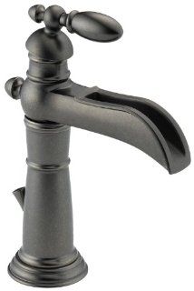 Delta Faucet 554LF CZ Victorian Single Handle Centerset Lavatory Faucet, Champagne Bronze   Touch On Bathroom Sink Faucets  