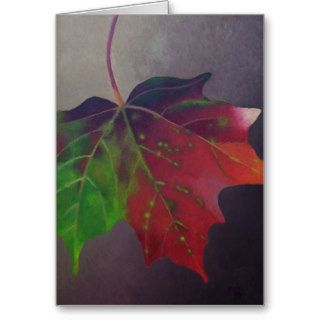 Leave the Past (Falling Autumn Leaf) Cards