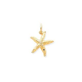 10k STARFISH CHARM Jewelry