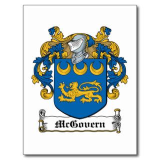 McGovern Family Crest Post Card