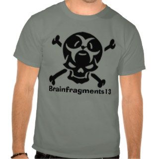 biohazard pirate skull tattoo, Brainfragments13 Tshirt