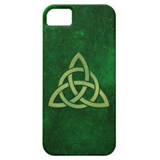 Green Trinity Knot Circled iPhone 5 Covers