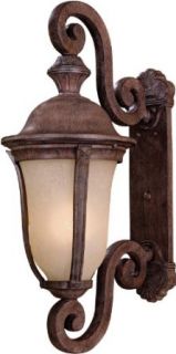 The Great Outdoors 8992 61 PL 1 Light Outdoor Wall Sconce from the Ardmore Collection, Vintage Rust   Wall Porch Lights  