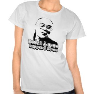Dalai Lama Support Crew T shirts