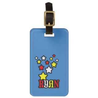 Ryan Shooting Stars Personalized Luggage Tags