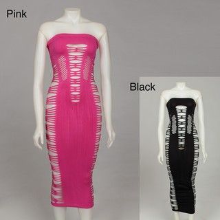 Pink Lipstick Women's Big Spender Seamless Long Tube Dress Lingerie