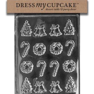 Dress My Cupcake DMCC009 Chocolate Candy Mold, Assortment, Christmas Candy Making Molds Kitchen & Dining