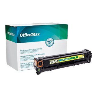 OfficeMax Yellow Toner Cartridge Compatible with HP CB542A Electronics