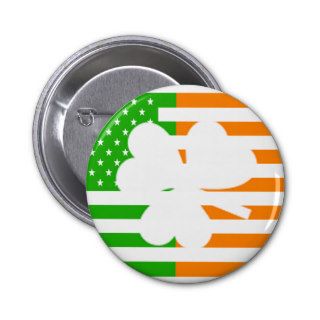Irish American Pin