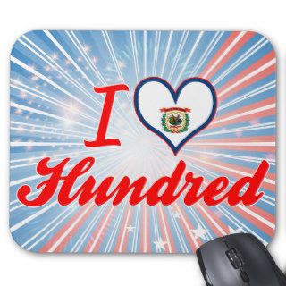 I Love Hundred, West Virginia Mousepad