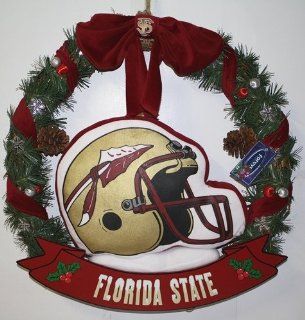 Florida State Seminoles 20" Helmet Door Wreath  Sports Related Merchandise  Sports & Outdoors