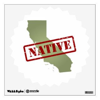 California Native with California Map Room Decals