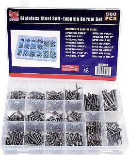 Big Roc Tools Stainless Steel Self Tapping Screws   560 pieces   Collated Screws  