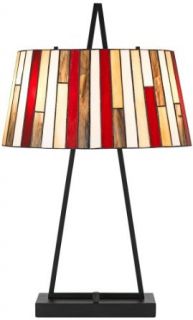 Imperial Tiffany Style Art Glass Table Lamp    