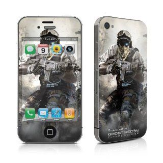 Future Soldier Design Protective Decal Skin Sticker (High Gloss Coating) for Apple iPhone 4 / 4S 16GB 32GB 64GB Cell Phones & Accessories