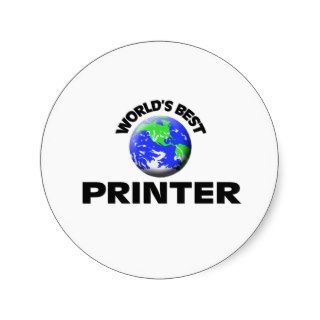 World's Best Printer Sticker