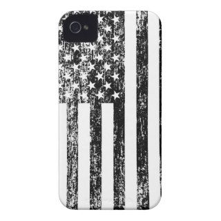 Black and White American Flag iPhone Case iPhone 4 Case Mate Cases