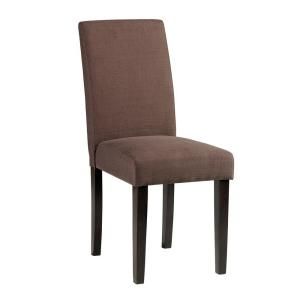 Home Decorators Collection Parsons Brown Faux Linen Chair 0144300830