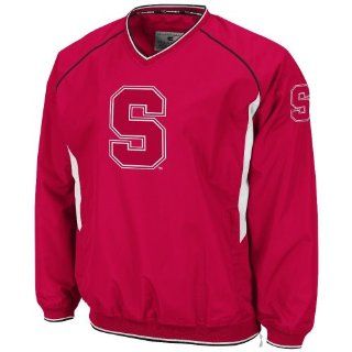 NCAA Stanford Crimson Hardball Pullover Jacket (Team Color)_XL  Sports Fan Outerwear Jackets  Sports & Outdoors