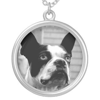 Boston Terrier Dog Necklace