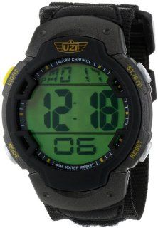 Uzi Men's Uzi 89 N The Guardian Black Nylon Strap Watch Watches