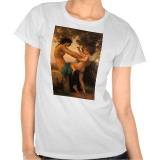 Defending Herself Against Eros (Cupid) Bouguereau T Shirts