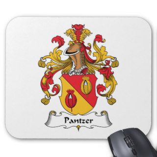 Pantzer Family Crest Mouse Mat