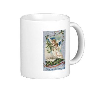 Angel Angels Vintage Christmas Coffee Mugs