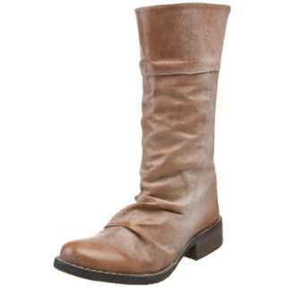 Steve Madden Women's Pinch Boot,Cognac Leather,5.5 M US Shoes