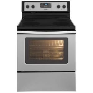 Whirlpool 4.8 cu. ft. Electric Range in Stainless Steel WFE320M0AS
