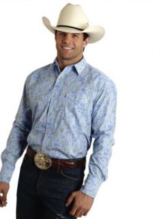 Roper Tall Mens Long Sleeve Snap Western Paisley Shirt at  Mens Clothing store Button Down Shirts