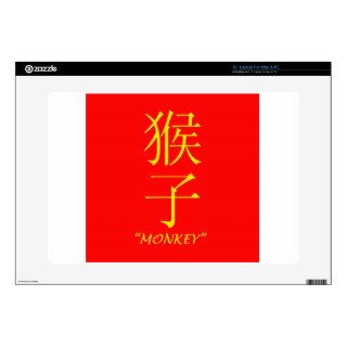 "Monkey" Chinese astrology sign Skins For 15" Laptops