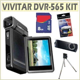 Vivitar DVR 565HD 5MP HD Digital Camcorder + Accessory Kit  Camera & Photo